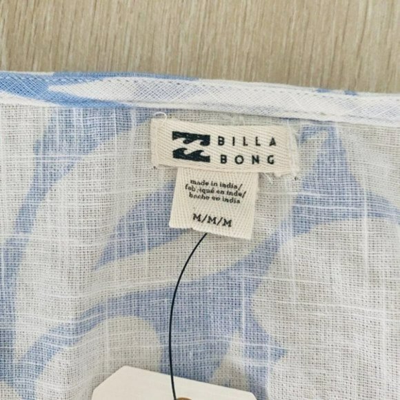 Billabong BNWT Beyond Blue Wrap Dress Womens Size Medium - Picture 10 of 16